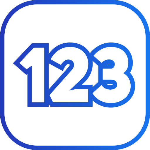 123 icono gratis