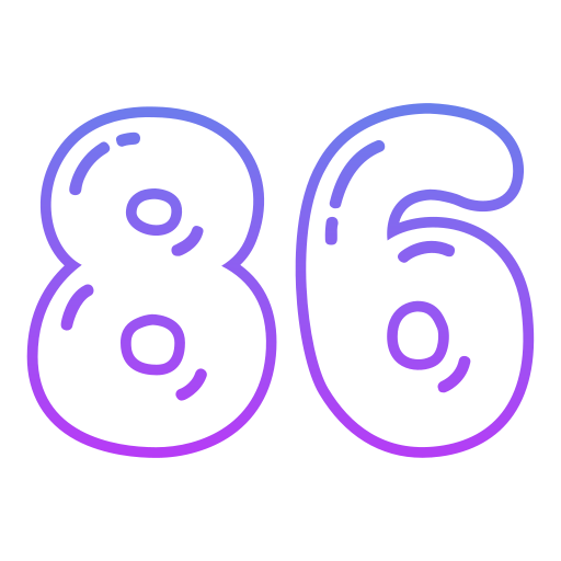 86 icono gratis