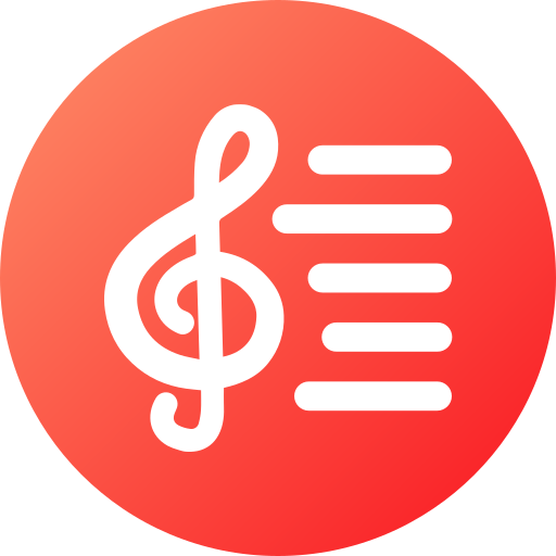 letras de canciones icono gratis