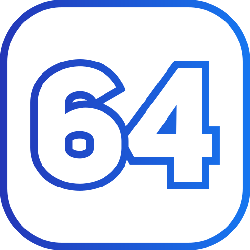64 icono gratis