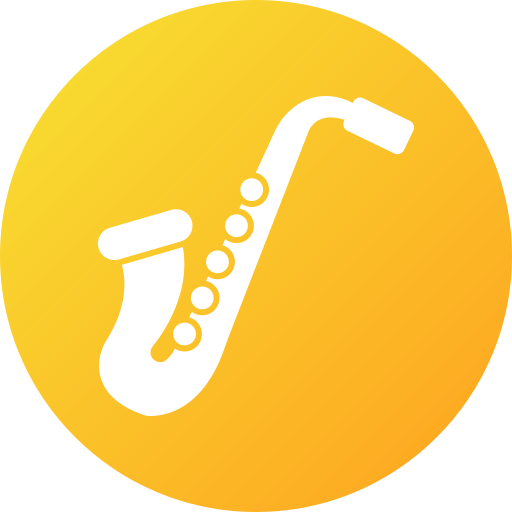 saxofón icono gratis