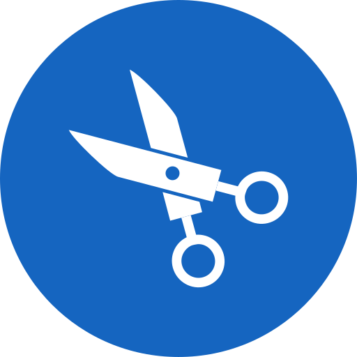cortar con tijeras icono gratis