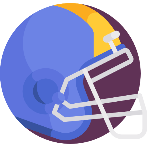 American football Detailed Flat Circular Flat icon