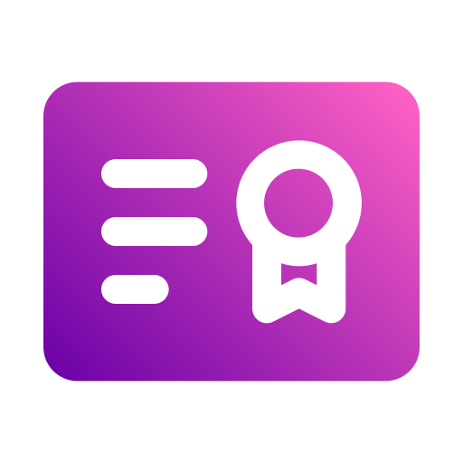 Сертификат бесплатно иконка Сертификат бесплатно иконка