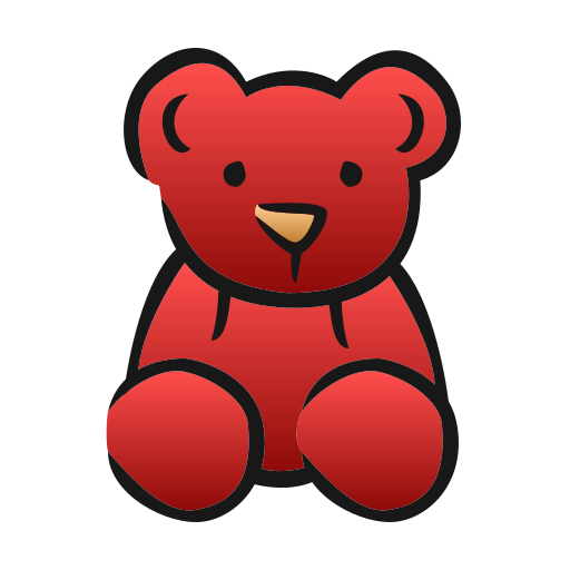 oso de peluche icono gratis