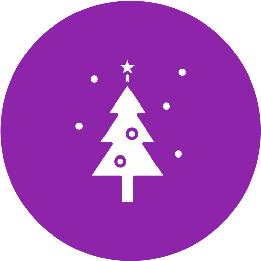 árbol de navidad icono gratis