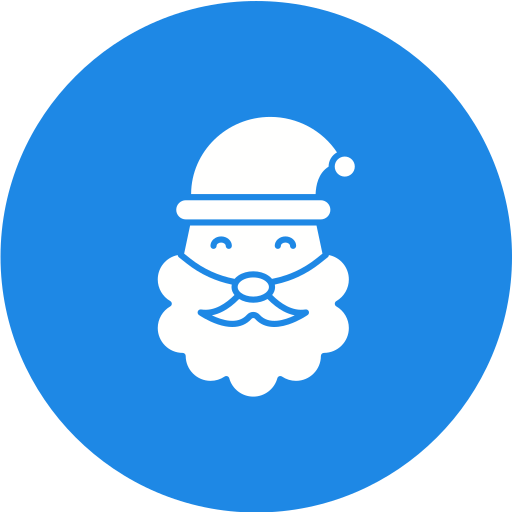 papá noel icono gratis