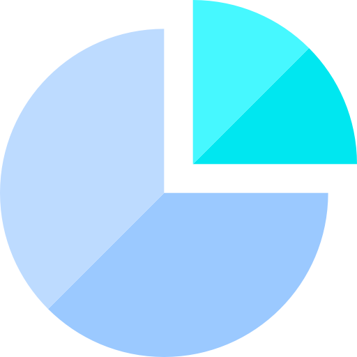 gráfico circular icono gratis