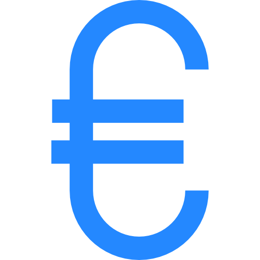 euro icono gratis