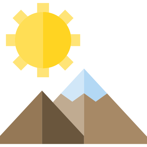 Mountains Basic Straight Flat icon