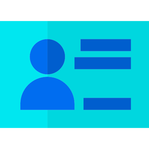 tarjeta de identificación icono gratis