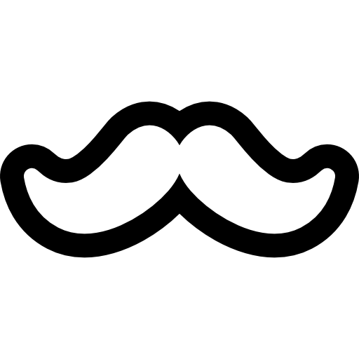 bigote icono gratis