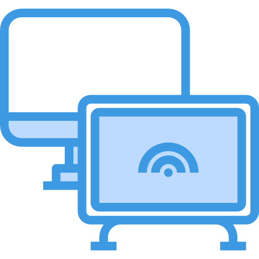 televisión inteligente icono gratis