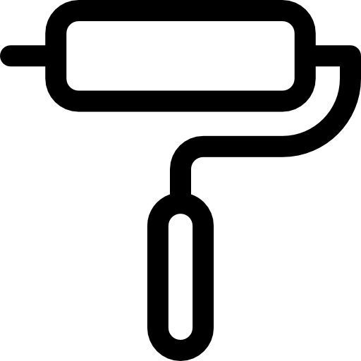 rodillo icono gratis