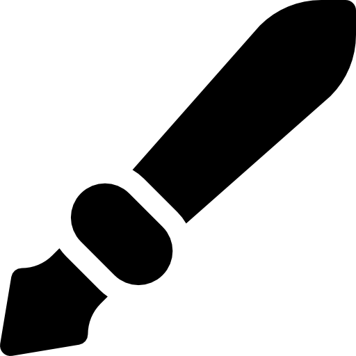 pluma fuente icono gratis