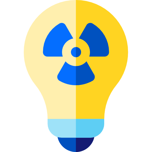 energía nuclear icono gratis