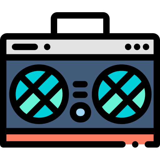 boombox icono gratis