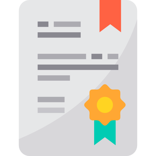 certificat Icône gratuit certificat Icône gratuit