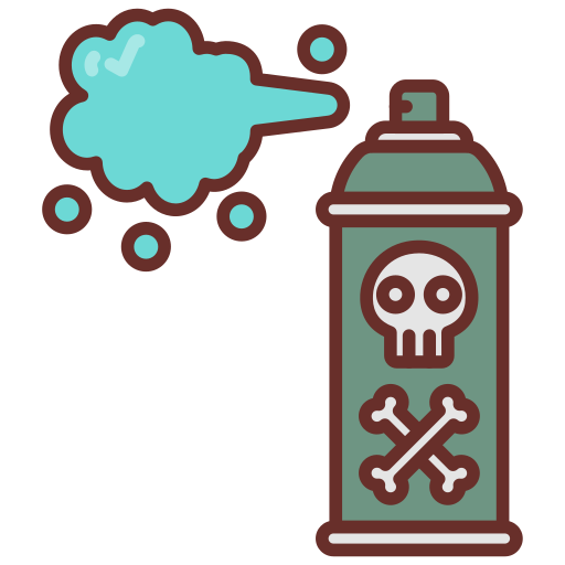 aerosol toxico icono gratis