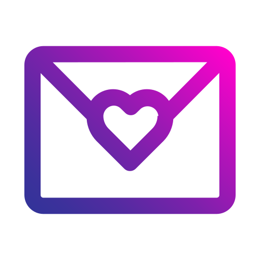 carta de amor icono gratis