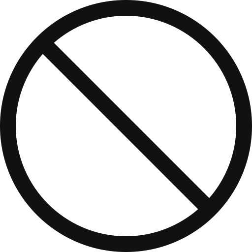 proibido grátis ícone