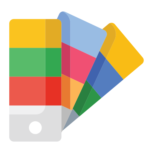 paleta de color icono gratis