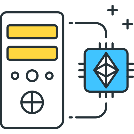 minería de ethereum icono gratis