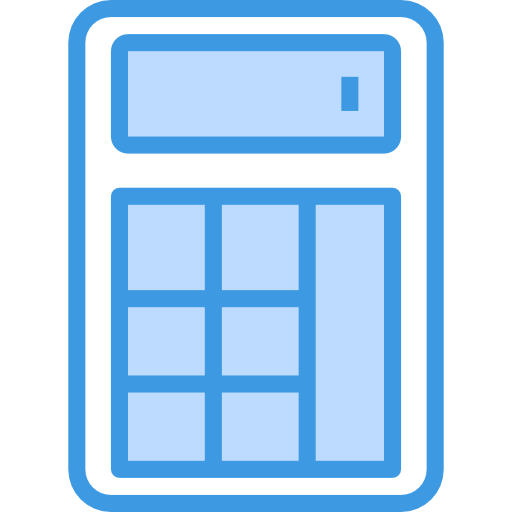 Calculator itim2101 Blue icon