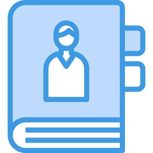 libro de contactos icono gratis