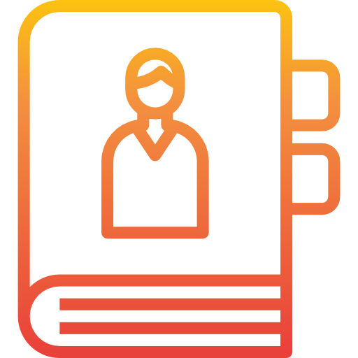 libro de contactos icono gratis