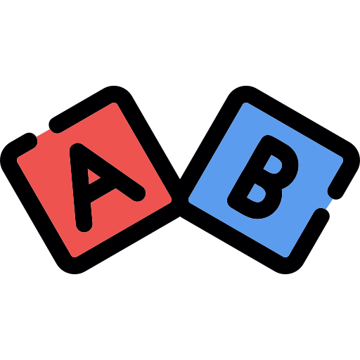 bloque abc icono gratis