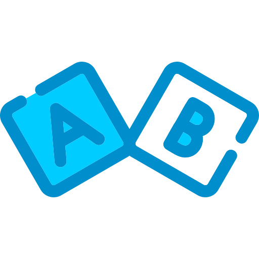 bloque abc icono gratis