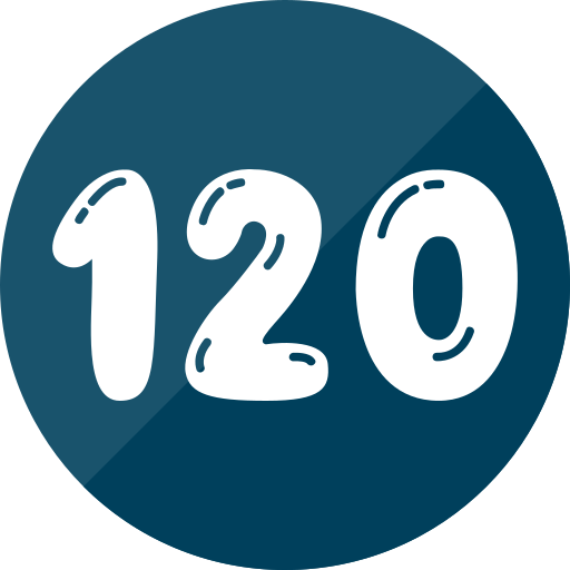 120 Icône gratuit 120 Icône gratuit