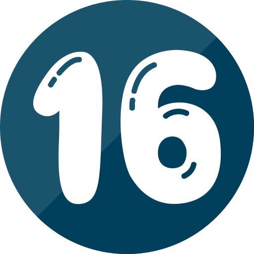 Шестнадцать бесплатно иконка