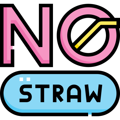 International straw free day free icon International straw free day free icon