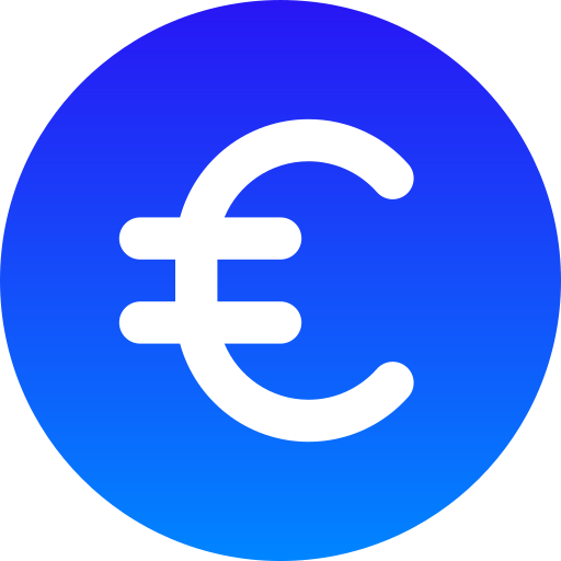 euro icono gratis