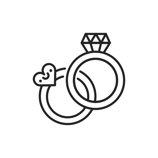 anillos icono gratis