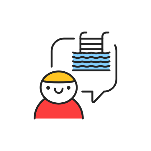 Swimming free icon