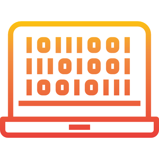 código binario icono gratis