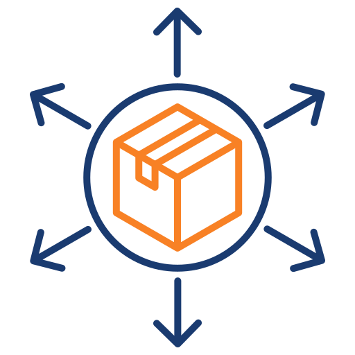 Distribution free icon