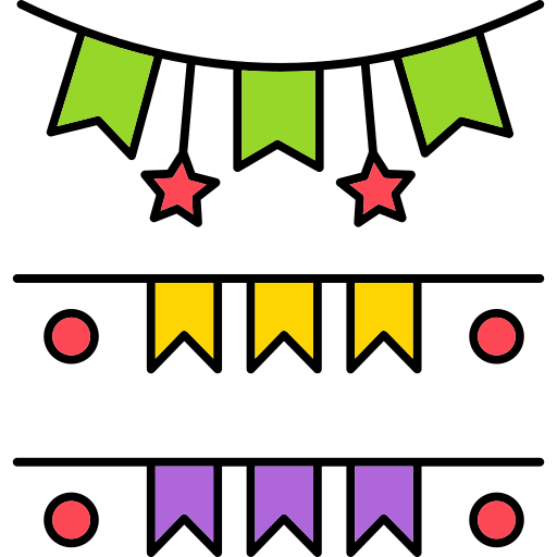 guirnalda icono gratis