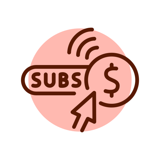 Subscription free icon