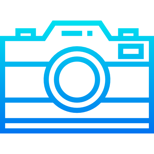 Camera srip Gradient icon