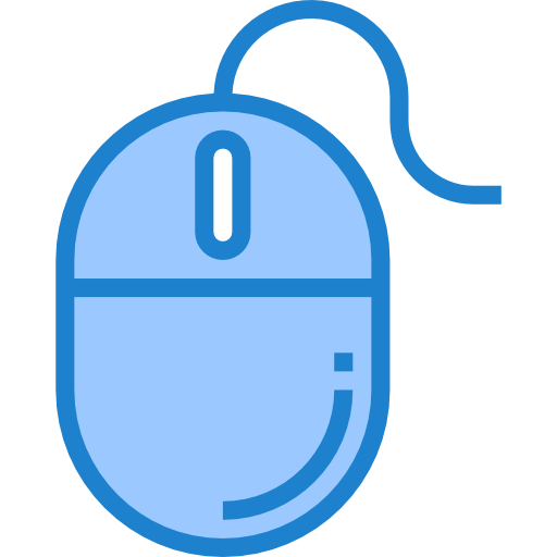 Mouse srip Blue icon