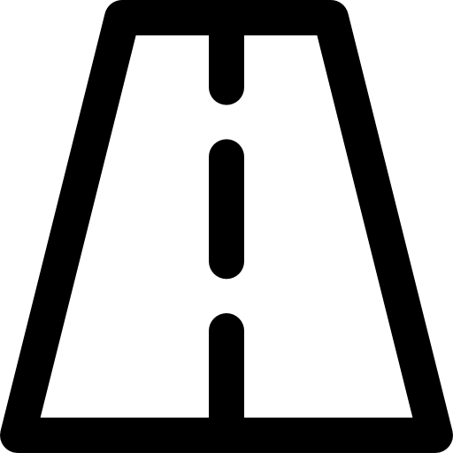 la carretera icono gratis