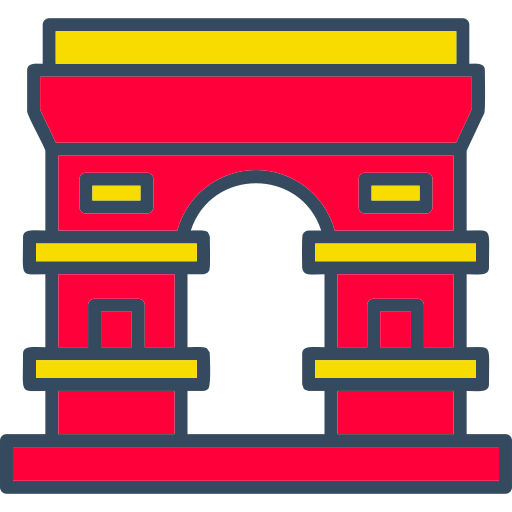 arco del triunfo icono gratis