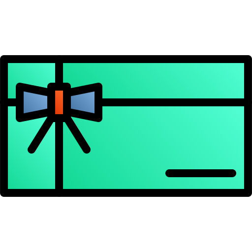 tarjeta de regalo icono gratis