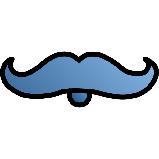 bigote icono gratis