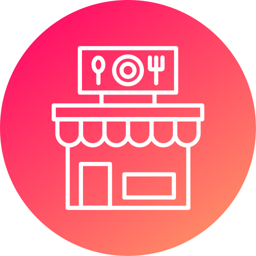 식당 무료 아이콘