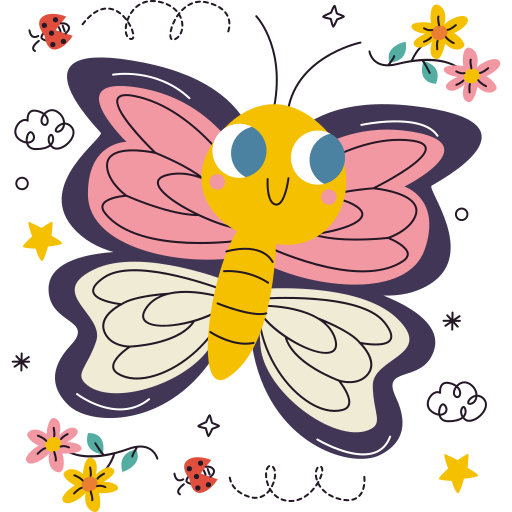 mariposa gratis sticker